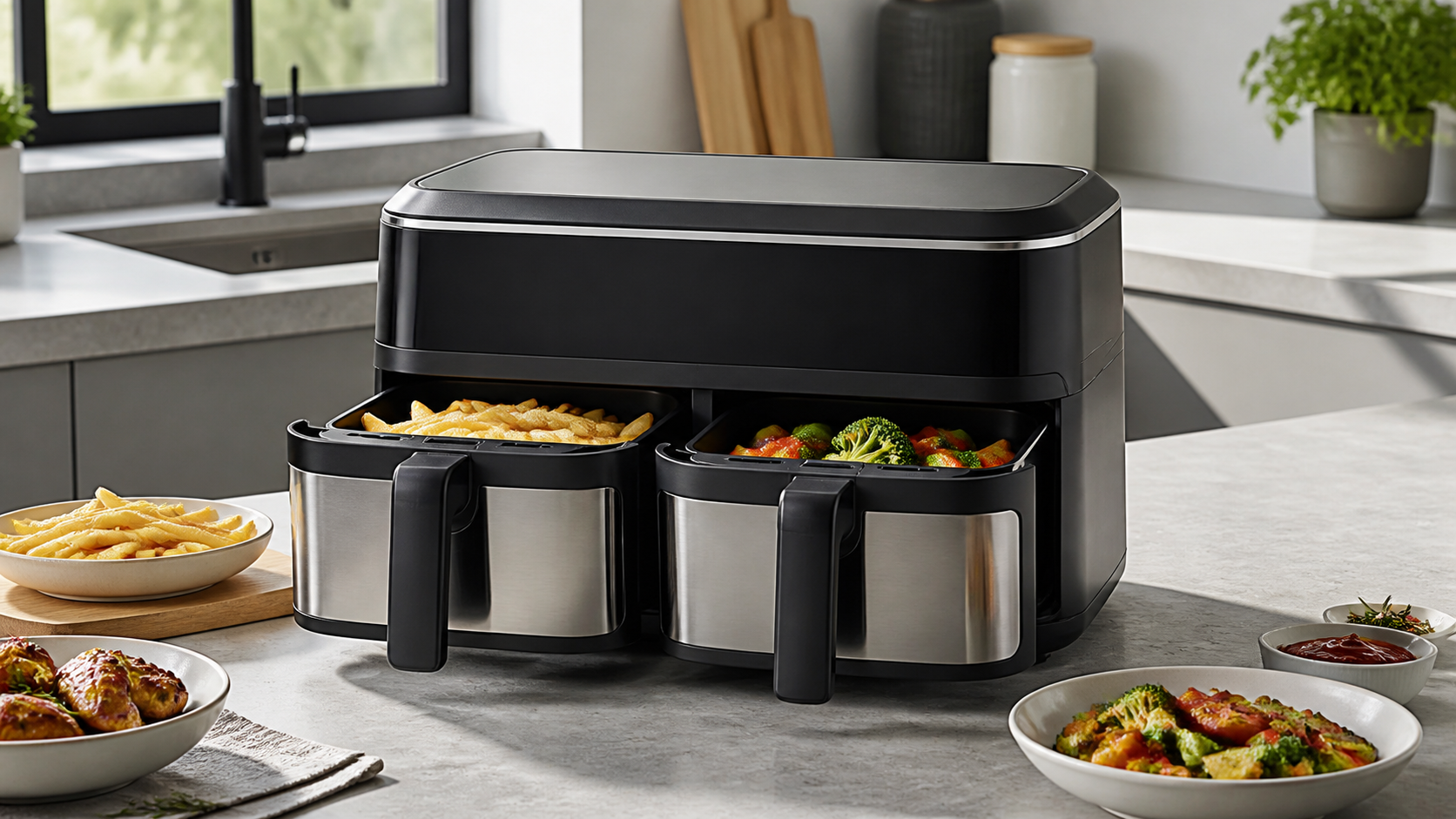 COSORI Dual Blaze TwinFry 10L bei Amazon: Große Heißluftfritteuse rund 50 Euro günstiger