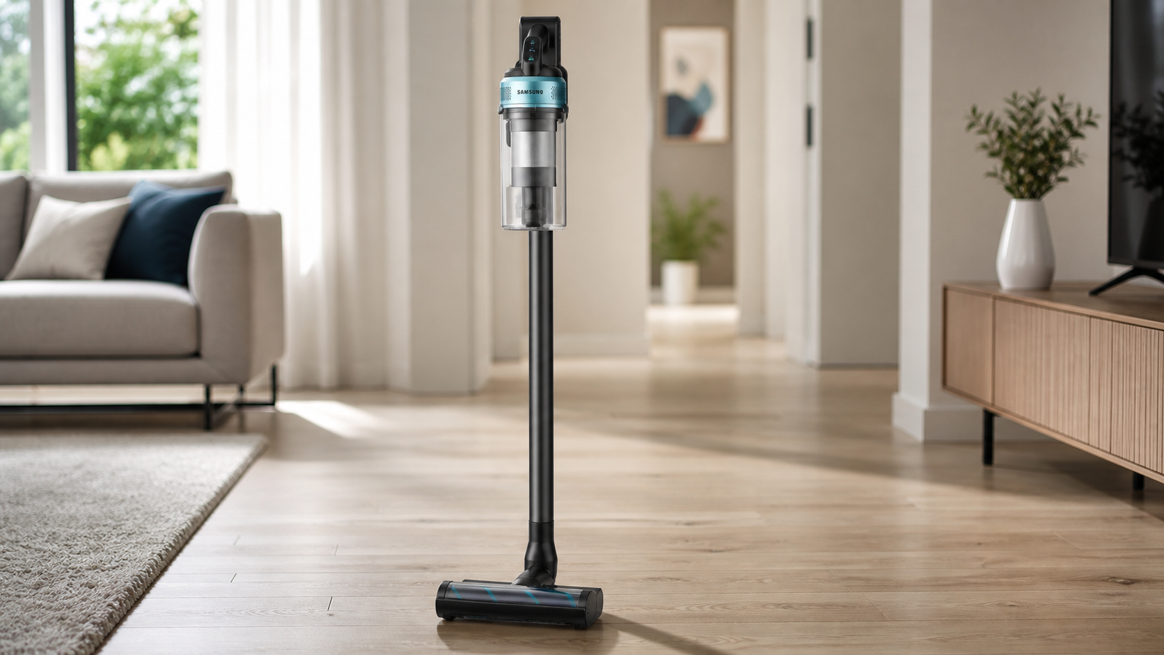 Samsung Jet 75E Pet für Haushalte mit Tierhaaren: Kabellos durch Sofa, Flur und Teppich?