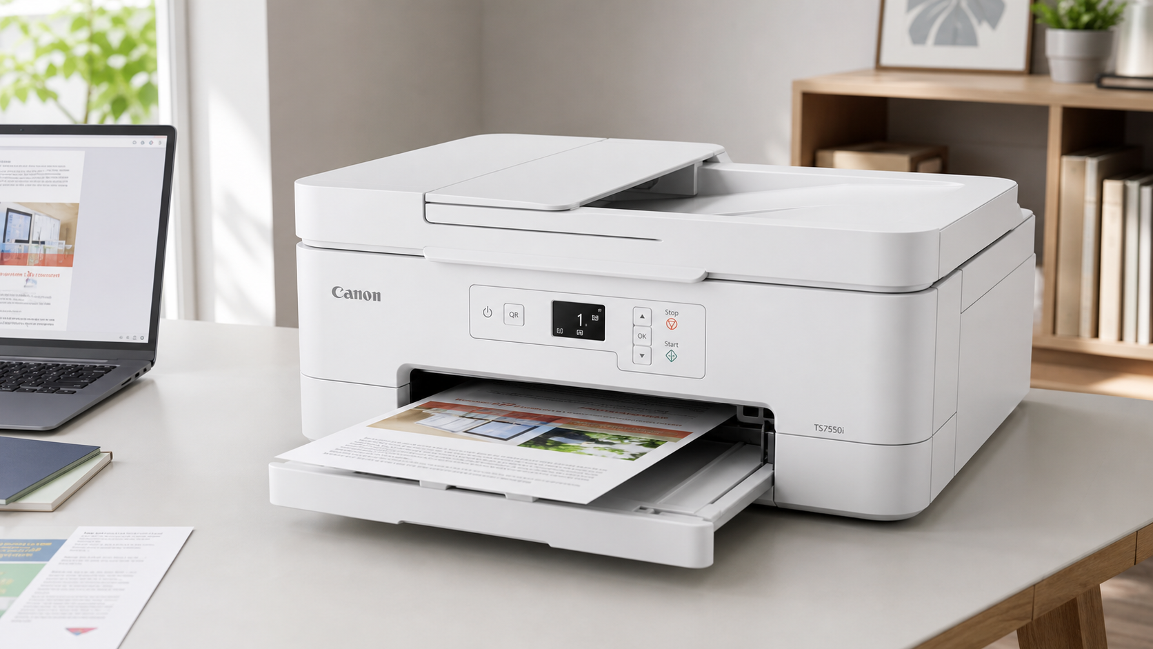 Ein kompakter WLAN-Drucker mit ADF? Canon PIXMA TS7550i zielt aufs flexible Zuhause