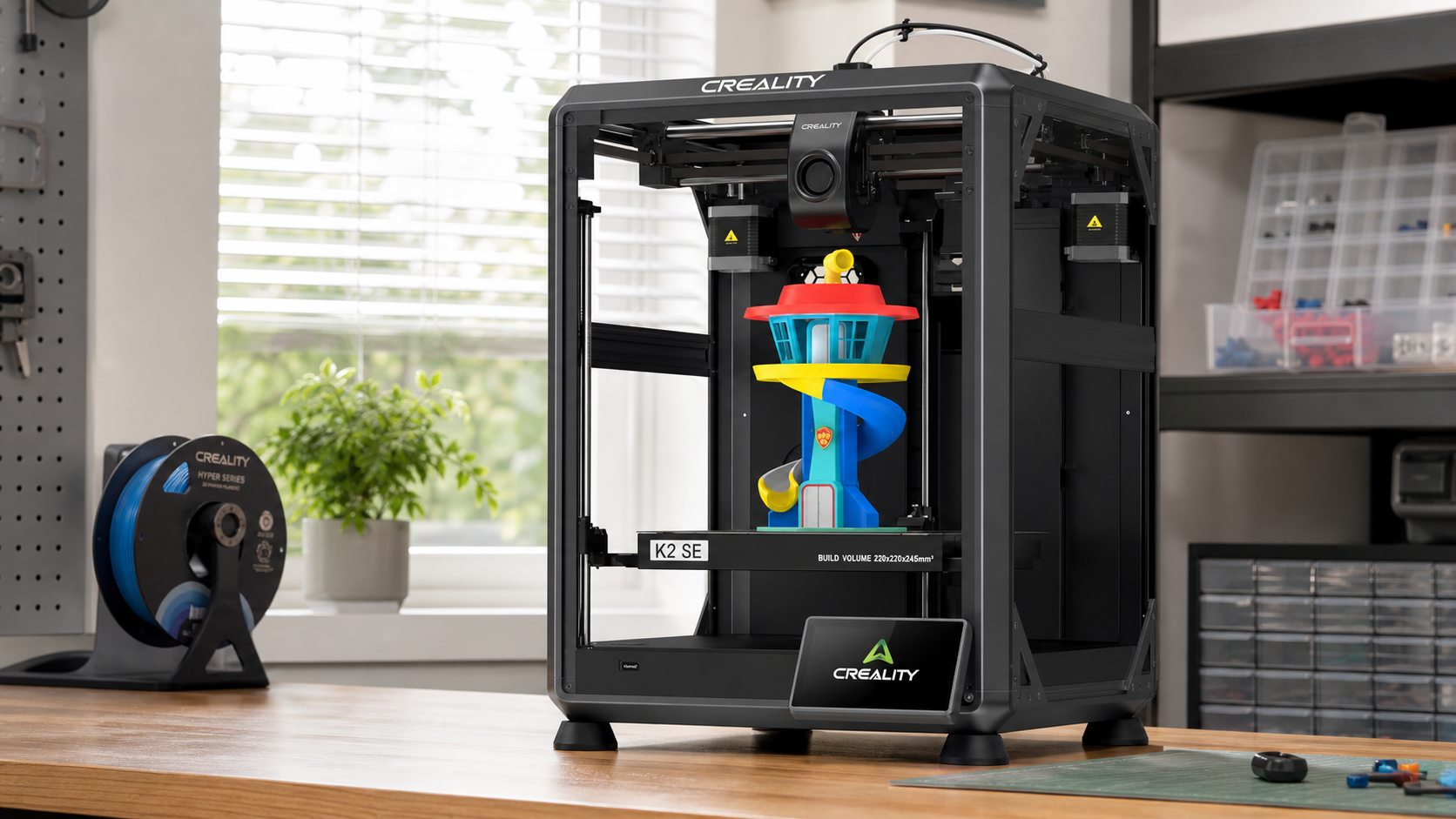 Vier Farben ohne Bastelmarathon? Creality K2 SE macht schnellen 3D-Druck deutlich zugänglicher