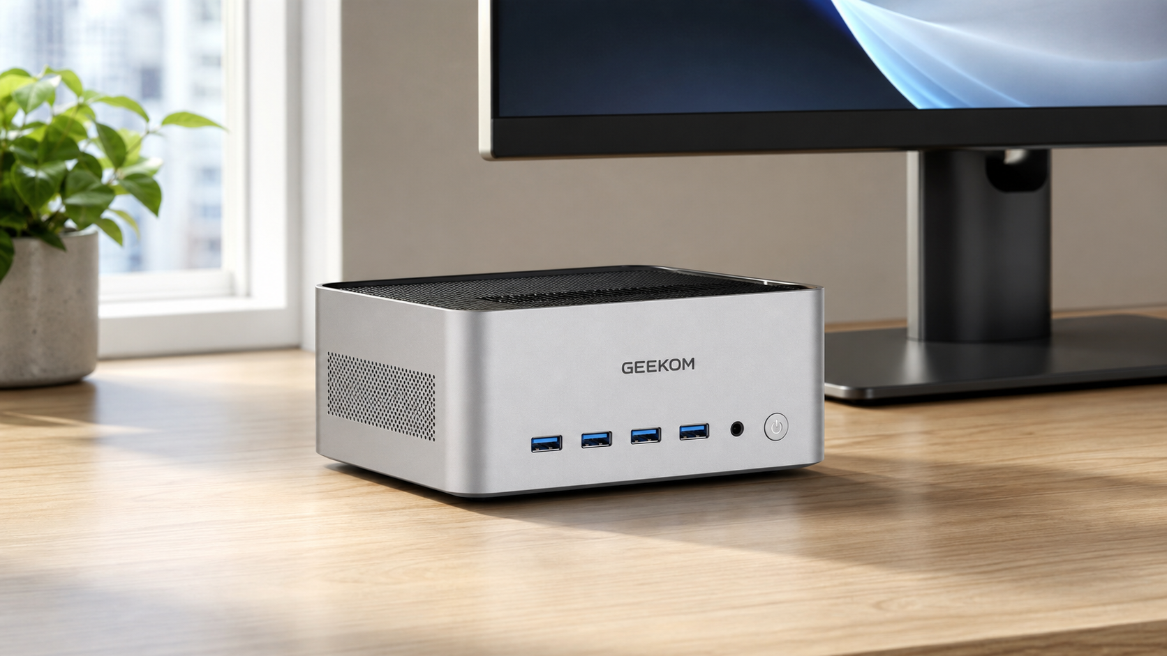 GEEKOM A9 Max AI Mini-PC mit AMD Ryzen AI 9 HX 370