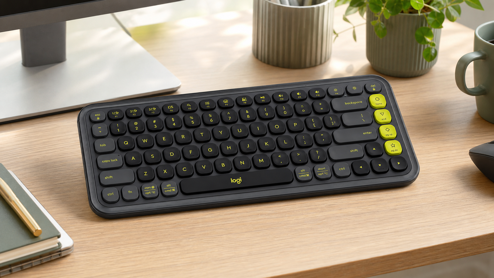 Kompakt, leise, schnell gewechselt: Logitech POP ICON KEYS passt besser an mobile Arbeitsplätze