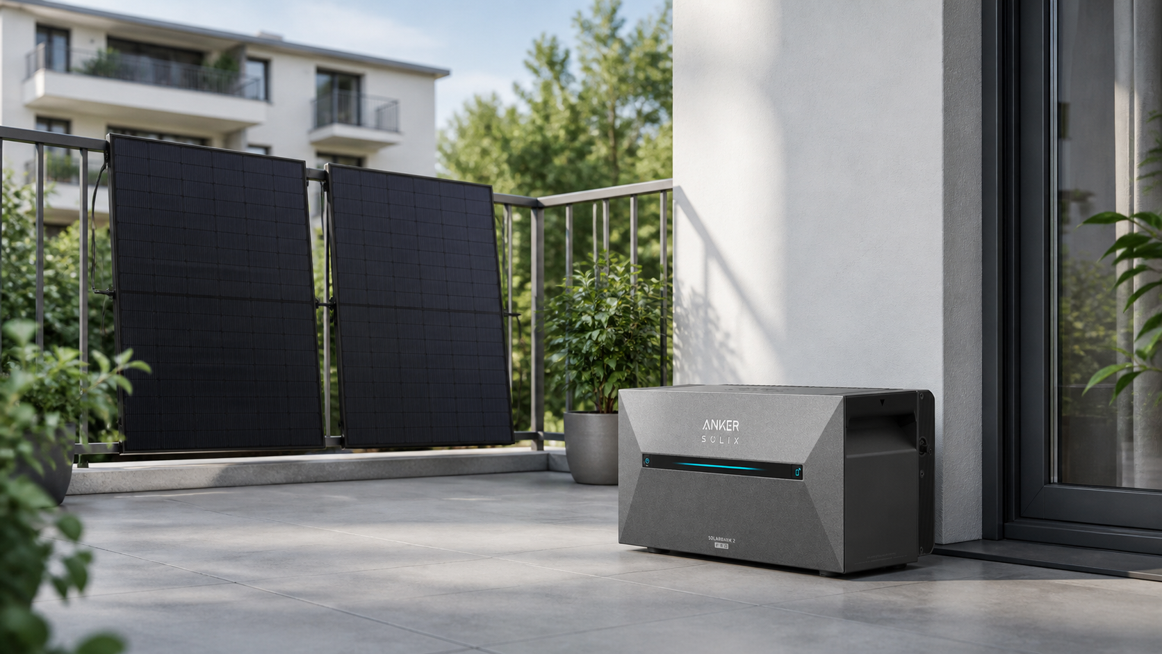 Wenn der Mittagsstrom nicht verpuffen soll: Anker SOLIX 2 Plus speichert Balkonenergie für den späteren Alltag