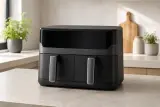 Tefal Dual Easy Fry EY9018 bei Amazon: Doppelkammer-Heißluftfritteuse aktuell für 104,49 Euro