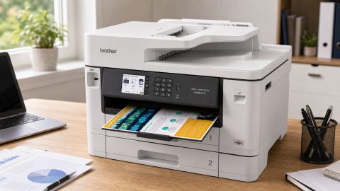 Auch A3 am Schreibtisch? Brother MFC-J5740DW mit zwei Papierkassetten im Blick