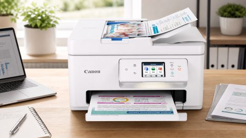 Canon PIXMA TS7750i: Wenn ein kompakter Drucker auch im Homeoffice mitziehen soll