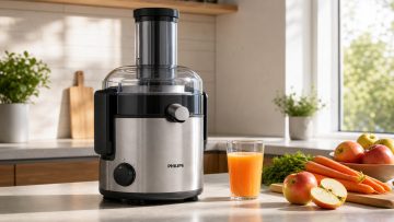 Wenn morgens Obst liegen bleibt: Philips HR1921/20 holt mit großem Einfüllschacht mehr Tempo in die Saft-Routine
