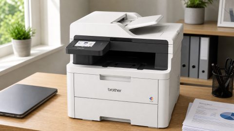 Farblaser fürs Homeoffice ohne Platzproblem? Brother DCP-L3560CDW kombiniert Duplex, ADF und WLAN erstaunlich kompakt