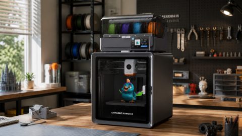Mehrfarbig drucken ohne großes Bastelprojekt: Anycubic Kobra S1 Combo ordnet den Einstieg neu