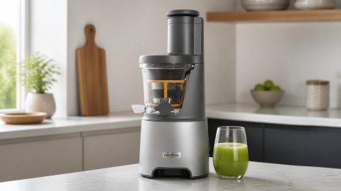 Morgensaft ohne großen Vorbereitungsstress: Kenwood PureJuice Pro JMP85.00SI verarbeitet mehr ganze Früchte am Stück