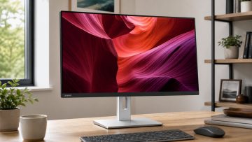 Ein USB-C-Monitor, der den Laptop-Schreibtisch wirklich entlastet: Lenovo L27h-4A bringt QHD ohne Docking-Chaos