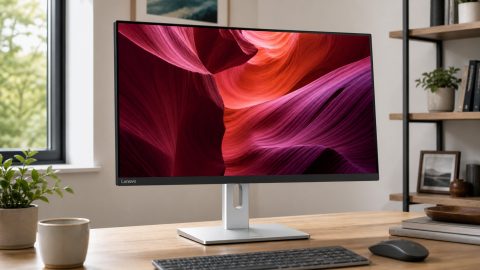 Ein USB-C-Monitor, der den Laptop-Schreibtisch wirklich entlastet: Lenovo L27h-4A bringt QHD ohne Docking-Chaos