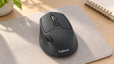 Drei Geräte teilen sich die Logitech M720 Triathlon